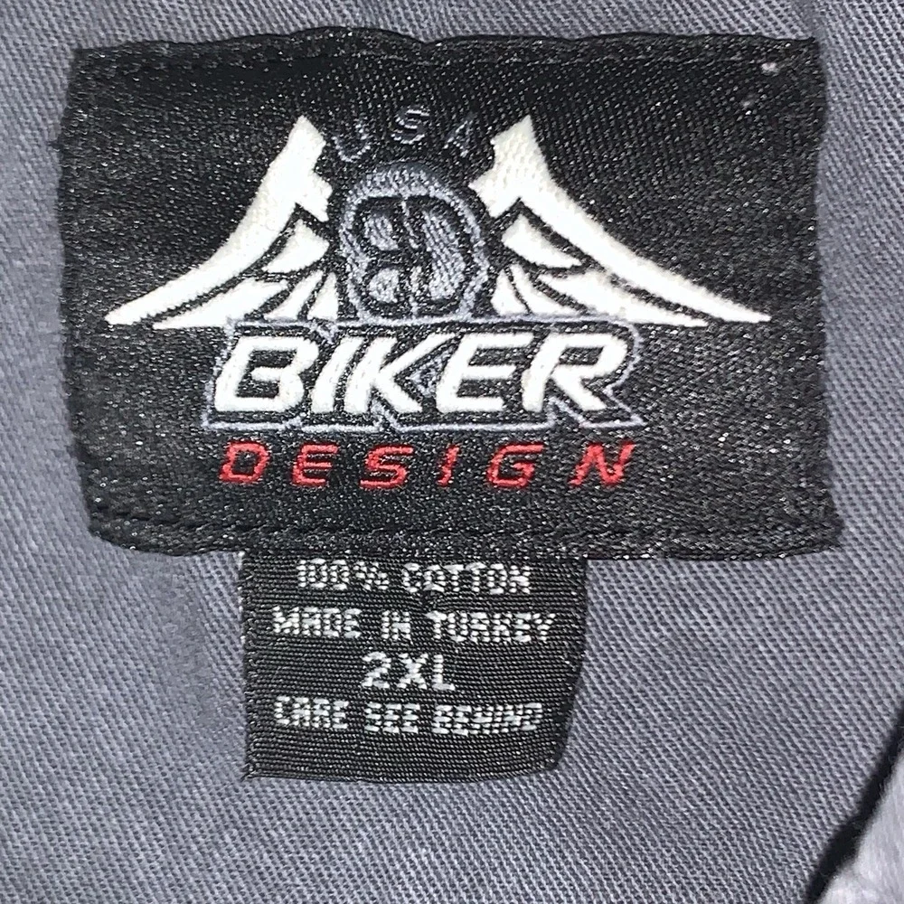 VTG Biker Design Mens Sturgis 2006 Black Hills Rally Sleeveless Gray Shirt 2XL - Picture 6 of 7